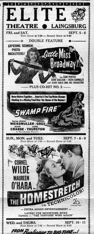 Elite Theatre - 1947 Ad From Carl (newer photo)